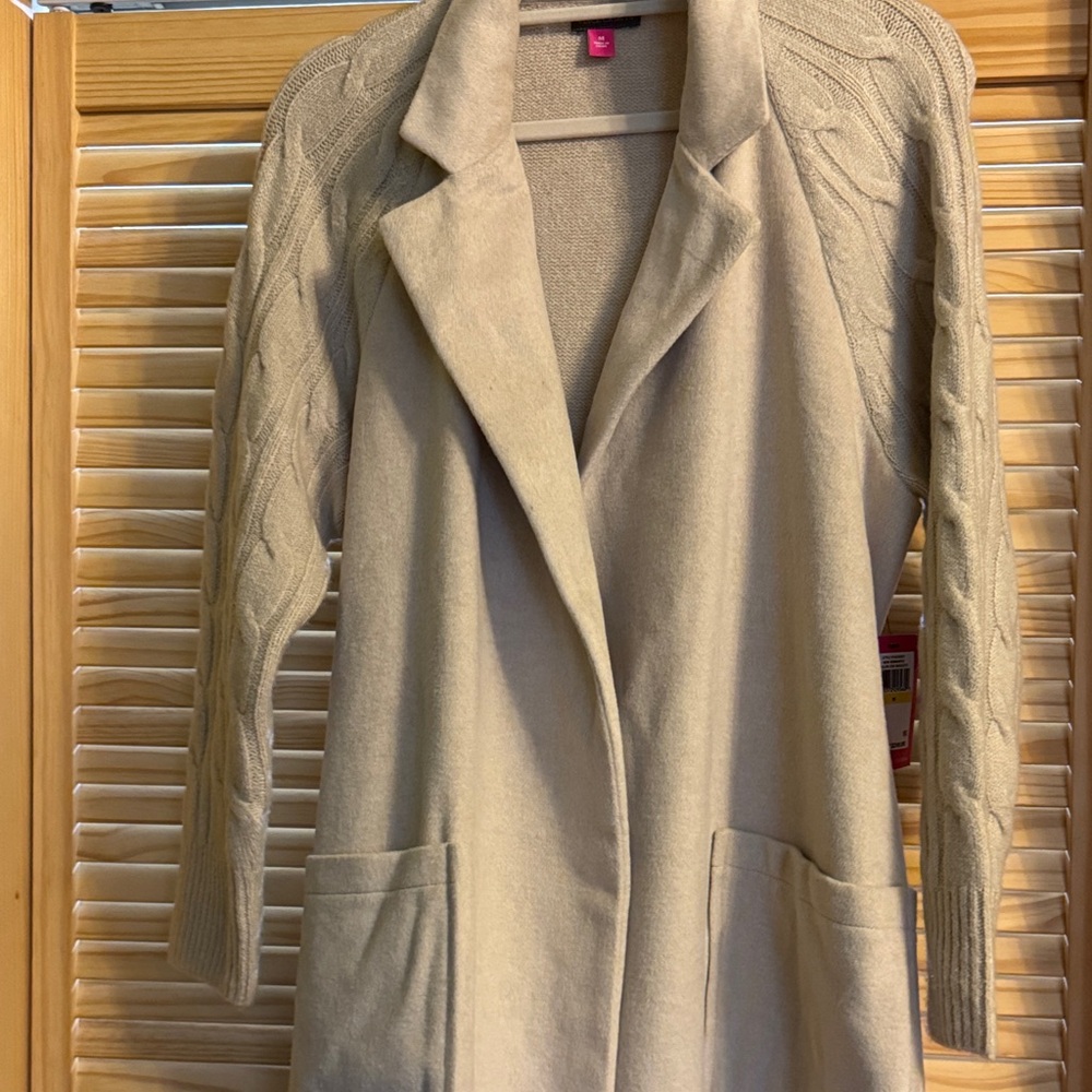 Vince Camuto Cream Knit Cardigan